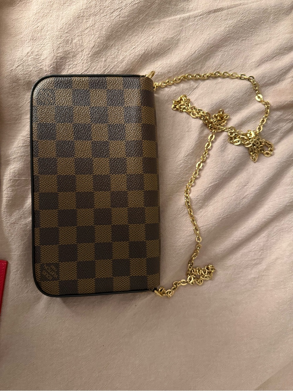 Louis Vuitton Brown Damier Felice Pochette - Picture 5 of 8